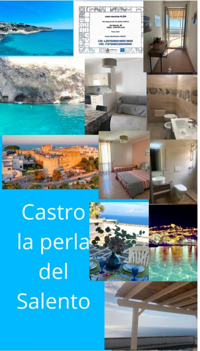Casa Alba Castro Salento Villa Buitenkant foto